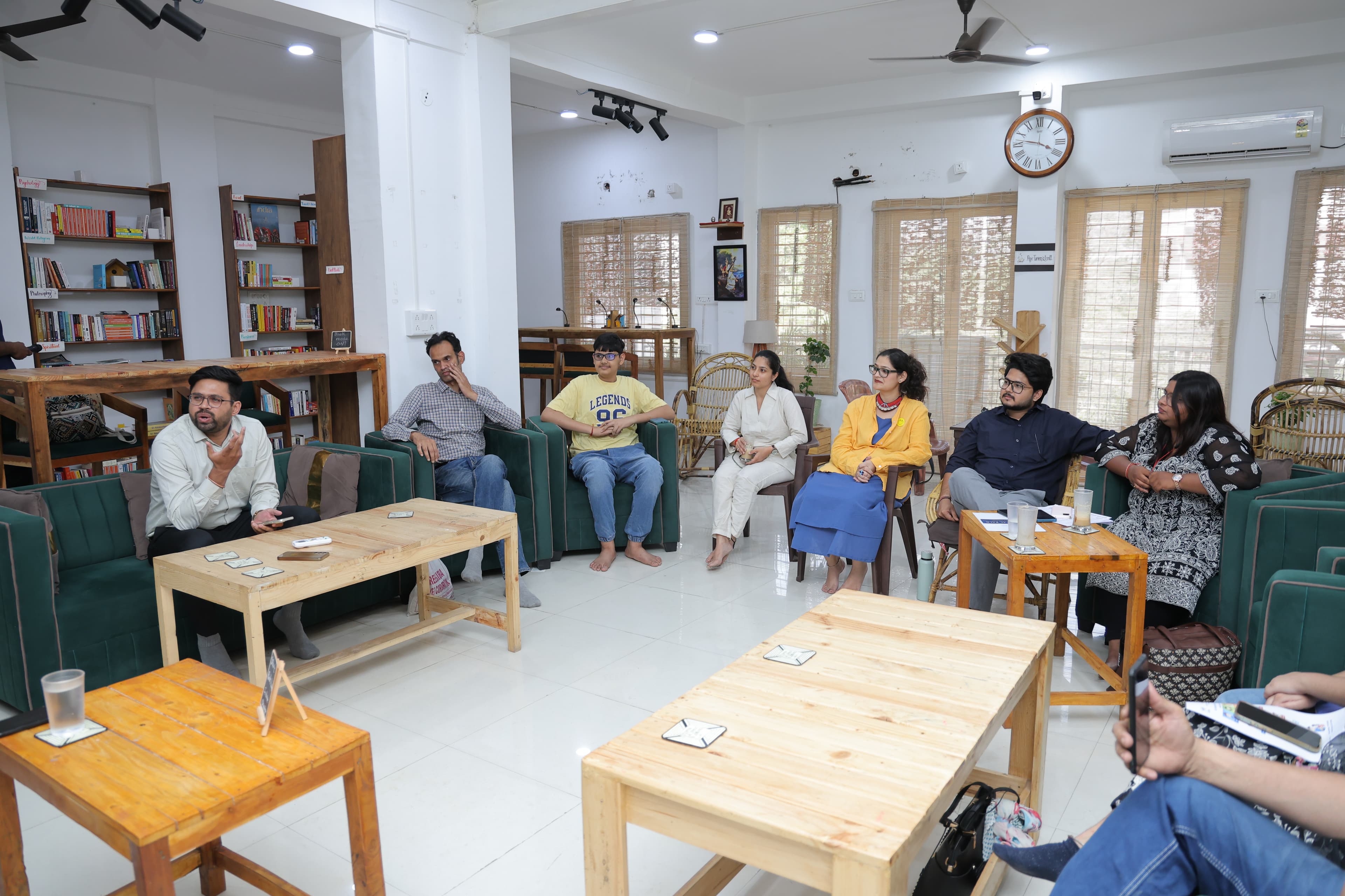 Group discussion at ChittVed