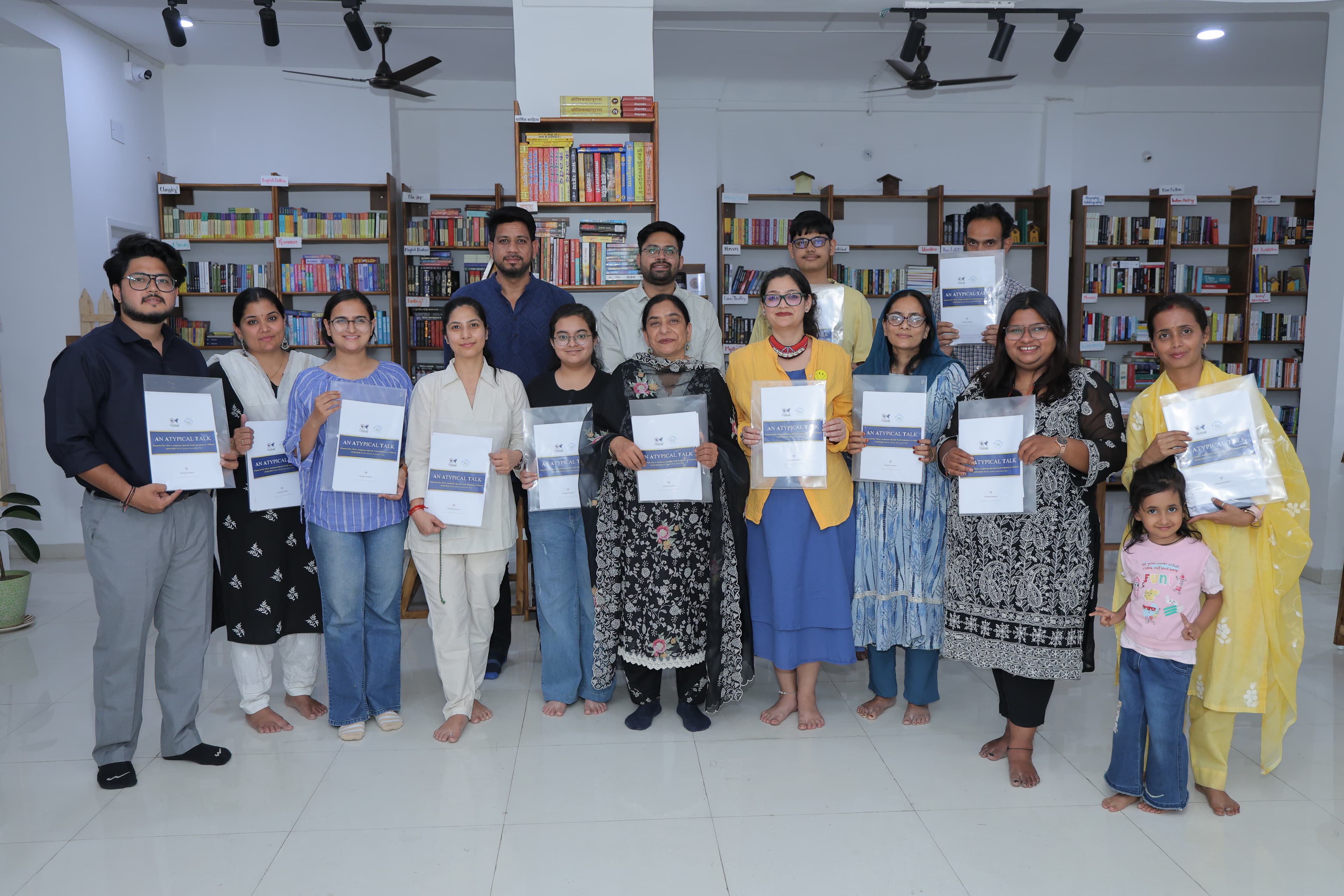 Interns receiving certificates
